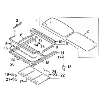 Volvo OE - Roof - Sunroof