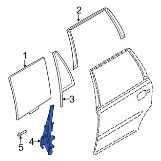 Volvo OE - Rear Left Window Regulator