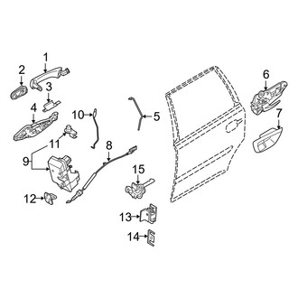Volvo OE - Rear Door - Lock & Hardware