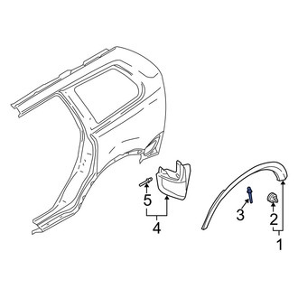 Volvo OE - Rear Wheel Arch Flare Rivet