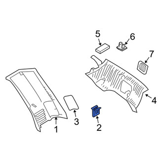 Volvo OE - Body C-Pillar Trim Panel Clip