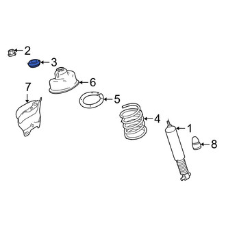 Volvo OE - Rear Suspension Shock Absorber
