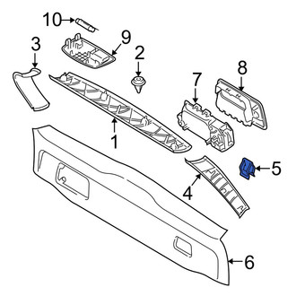 Volvo OE - Liftgate Trim Panel Clip