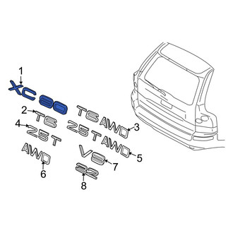 Volvo OE - Rear Hatch Emblem