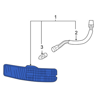 Volvo OE - Rear Left Side Marker Light