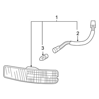 Volvo OE - Rear Lamps - Side Marker Lamps