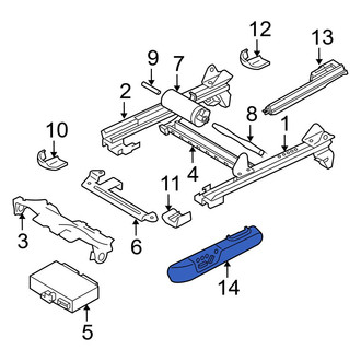 Volvo OE - Front Left Seat Track Cover