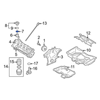 Volvo OE - Engine Oil Filler Tube Gasket
