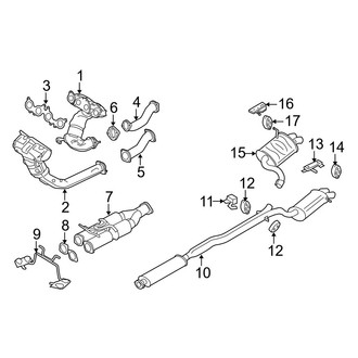 Volvo OE - Exhaust System - Exhaust Components (With R-Design Package)