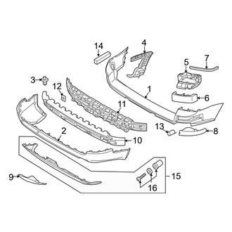 Volvo OE - Rear Bumper - Bumper & Components