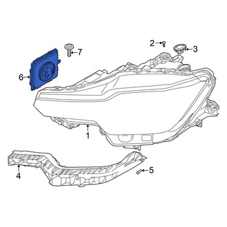 Volvo OE - Front Headlight Control Module