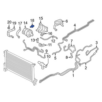 Volvo OE - Drive Motor Inverter Cooler Water Pump Bolt