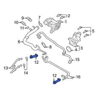 Volvo OE - Engine Coolant Pipe Adapter