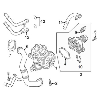 Volvo OE - Cooling - Water Pump (B5 Core / B5 Plus / B5 Ultra / B6 Core / B6 Plus / B6 Ultra)