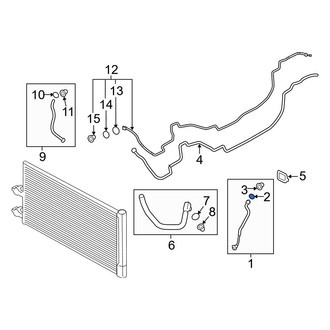 Volvo OE - A/C Evaporator Core O-Ring
