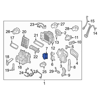 Volvo OE - Front HVAC Blower Motor Assembly