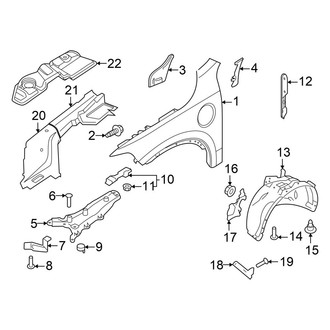 Volvo OE - Fender & Components (Fender), (T8 Core / T8 Plus / T8 Ultra)