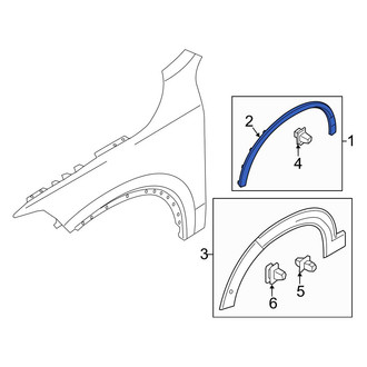 Volvo OE - Front Right Wheel Arch Molding