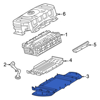 Volvo OE - Outer Drive Motor Battery Pack Tray