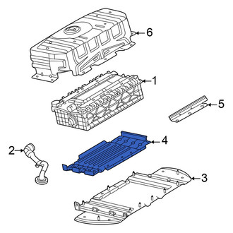 Volvo OE - Inner Drive Motor Battery Pack Tray