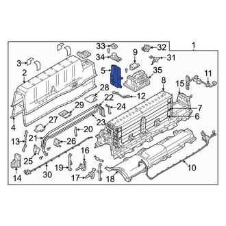 Volvo OE - Upper Drive Motor Battery Pack Control Module