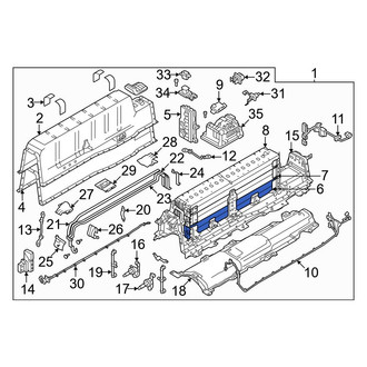 Volvo OE - Upper Drive Motor Battery Pack Control Module