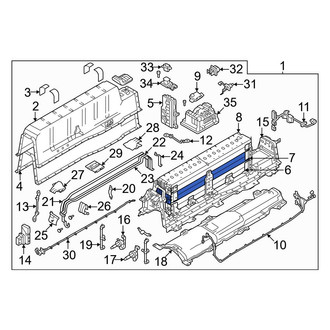 Volvo OE - Center Drive Motor Battery Pack Control Module