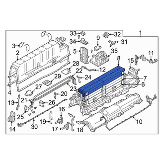 Volvo OE - Upper Drive Motor Battery Pack Control Module