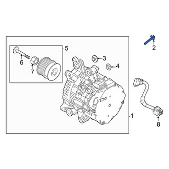 Volvo OE - Alternator Bracket Bolt