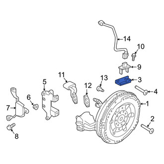 Volvo OE - Upper Hybrid Starter Generator Motor Bracket