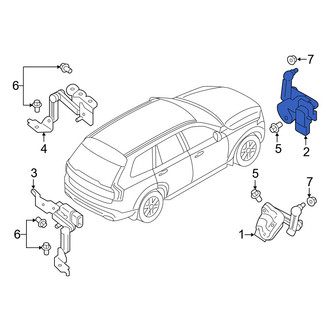 Volvo OE - Front Left Headlight Level Sensor