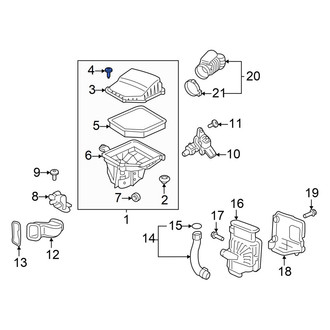 Volvo OE - Air Filter Housing Screw
