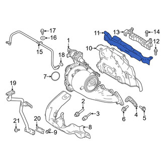Volvo OE - Inner Turbocharger Mount Heat Shield