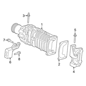 Volvo OE - Engine / Transaxle - Supercharger & Components (T6 First Edition / T6 Inscription / T6 Momentum / T6 R-Design)