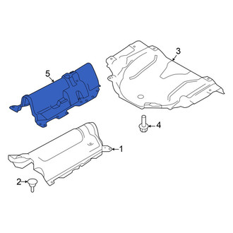 Volvo OE - Center Floor Pan Heat Shield