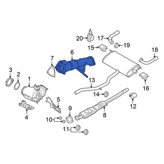 Volvo OE - Exhaust Intermediate Pipe