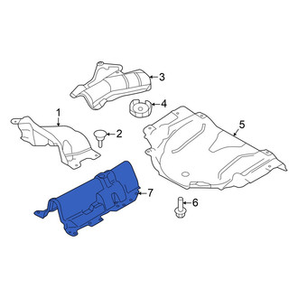 Volvo OE - Center Floor Pan Heat Shield
