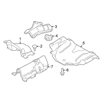Volvo OE - Exhaust System - Heat Shields (T8 Recharge Core / T8 Recharge Plus / T8 Recharge Ultimate)