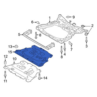 Volvo OE - Front Radiator Support Splash Shield