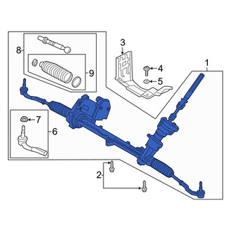 Volvo OE - Front Rack and Pinion Assembly
