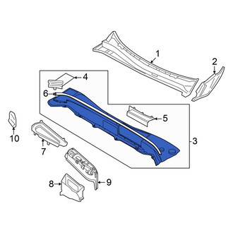 Volvo OE - Front Cowl Cover