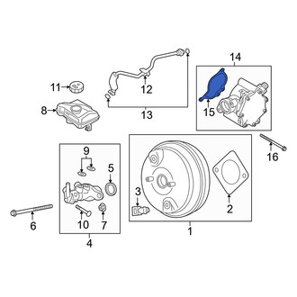 Volvo OE - Power Brake Booster Vacuum Pump Gasket
