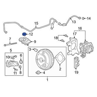 Volvo OE - Brake Master Cylinder Reservoir Cap
