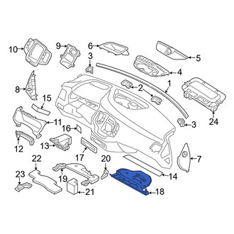 Volvo OE - Right Instrument Panel Knee Bolster