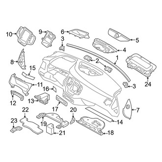 Volvo OE - Instrument Panel Components (To CH# 348732)