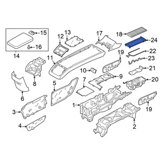 Volvo OE - Console Cup Holder Bezel