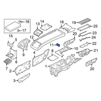 Volvo OE - Audio Auxiliary Jack Trim Plate