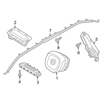 Volvo OE - Restraint Systems - Air Bag Components (Air Bags)