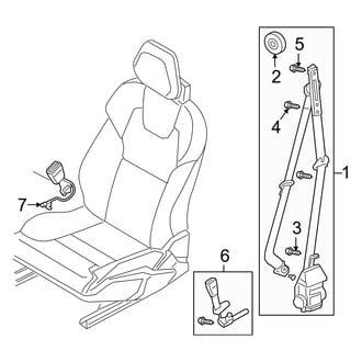 Volvo OE - Restraint Systems - Front Seat Belts