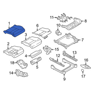 Volvo OE - Front Right Seat Cover